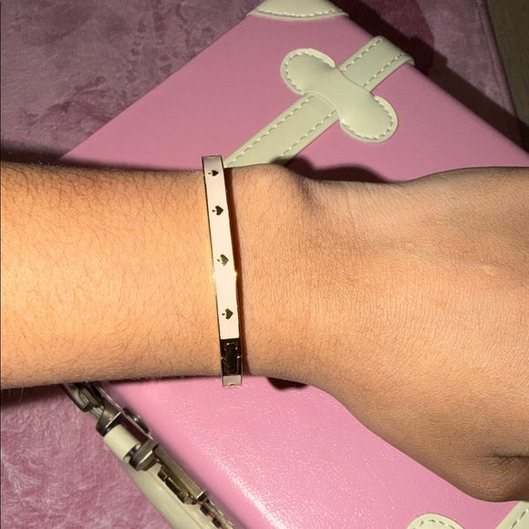 🩷Kate spade Gold and Pink Women's Bracelet - Picture 3 of 8